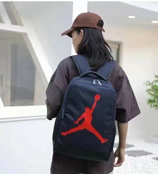 Sac à Dos Noir Logo Rouge