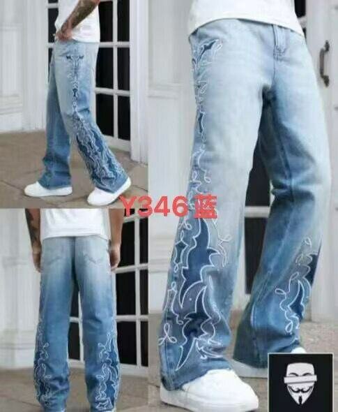 Jeans homme décontractés brodés