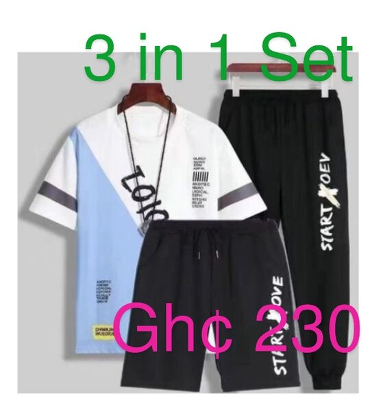 3 in 1 Men's wear