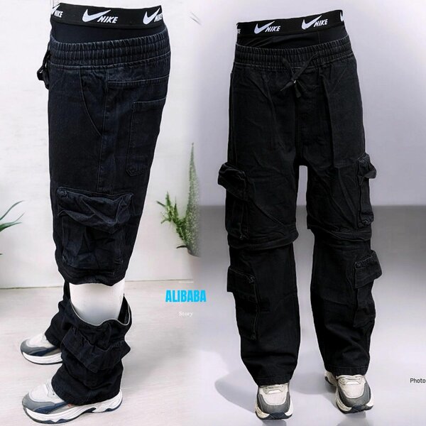 Pantalons cargo noirs Nike