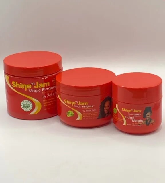 Shine and jam hair gel