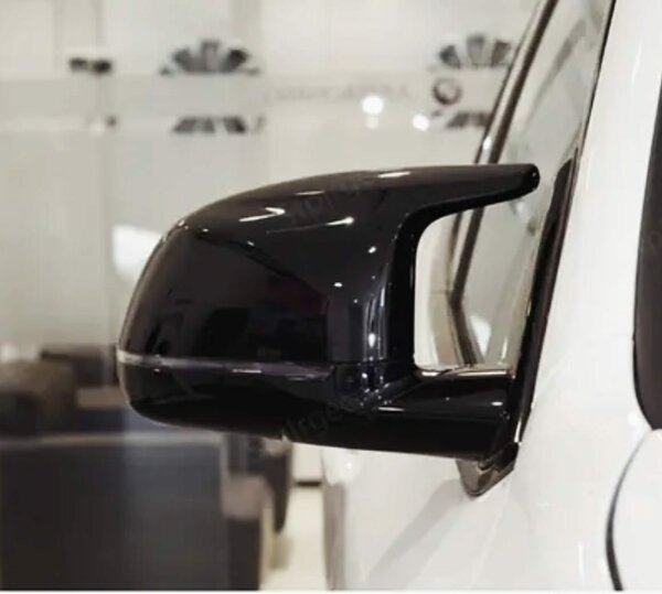 Накладки на боковые зеркала черный глянец BMW