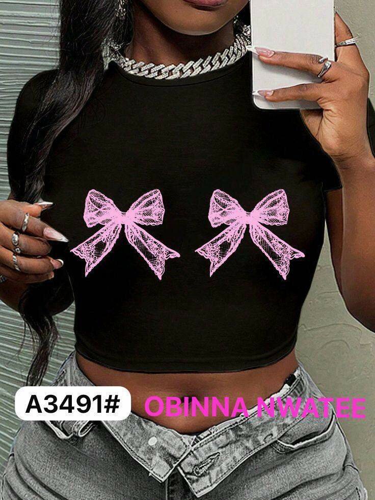 T-shirt stylée à motifs