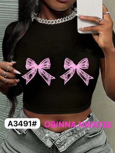 T-shirt stylée à motifs