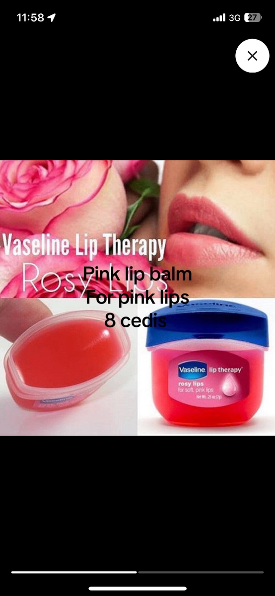 Pink lip balm