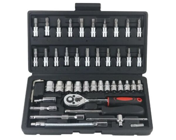 46-piece Wrench socket toolset