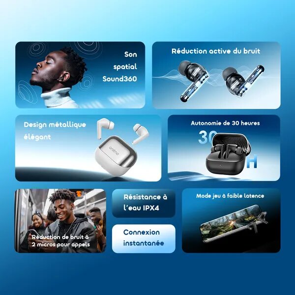 Ecouteurs Oraimo SpaceBuds Neo+