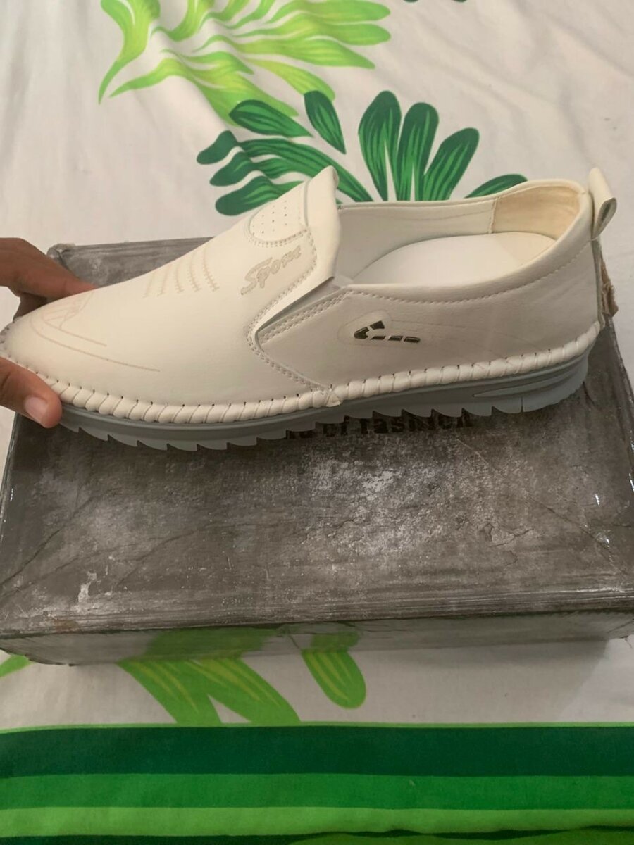 Mocassins Blancs Confortables