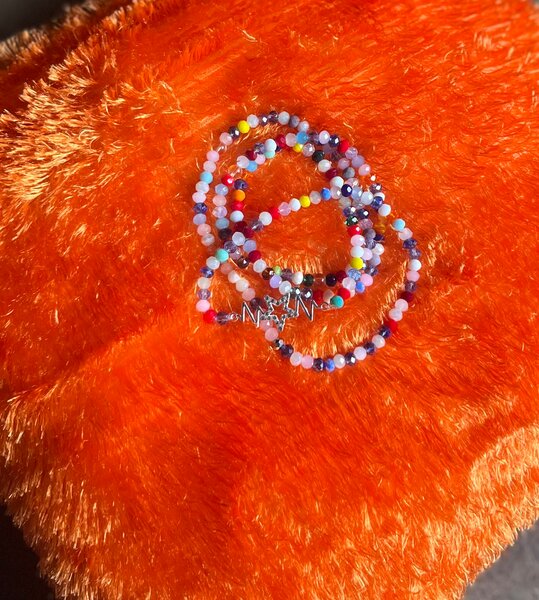 Collier Perles Multicolores