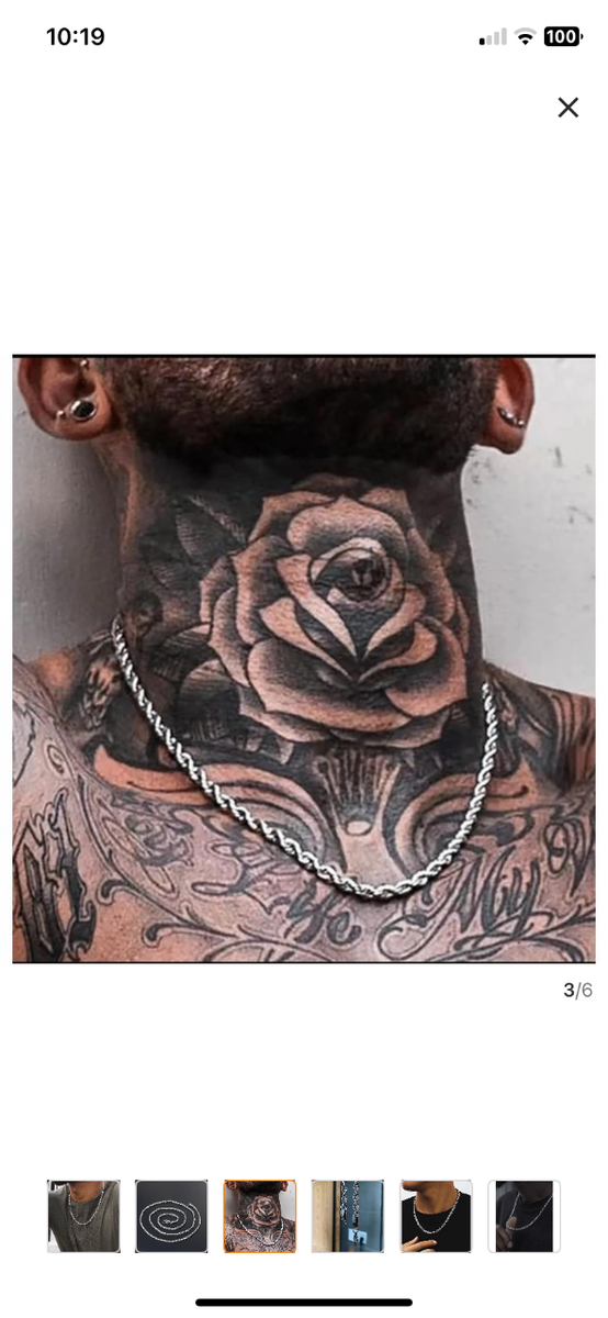 Chaîne en argent élégant