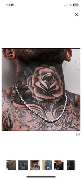 Chaîne en argent élégant