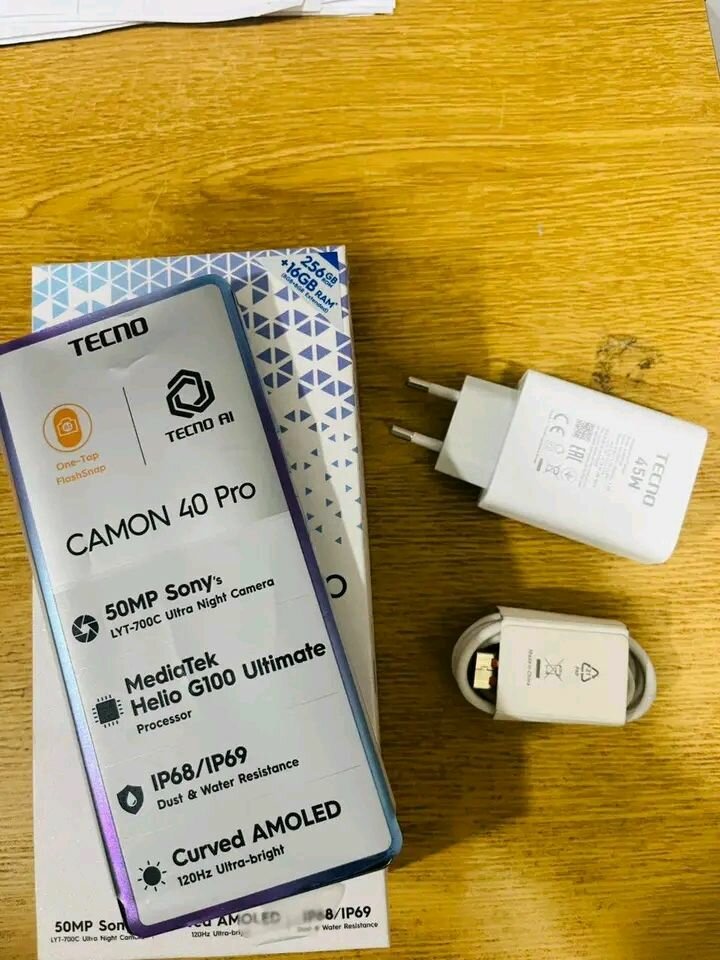 Tecno AI Camon 40 Pro Smartphone