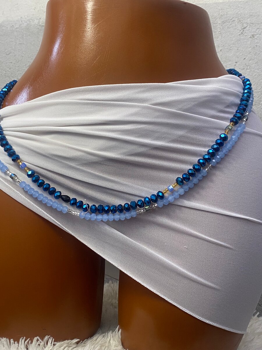Elegant Beaded Body Chain