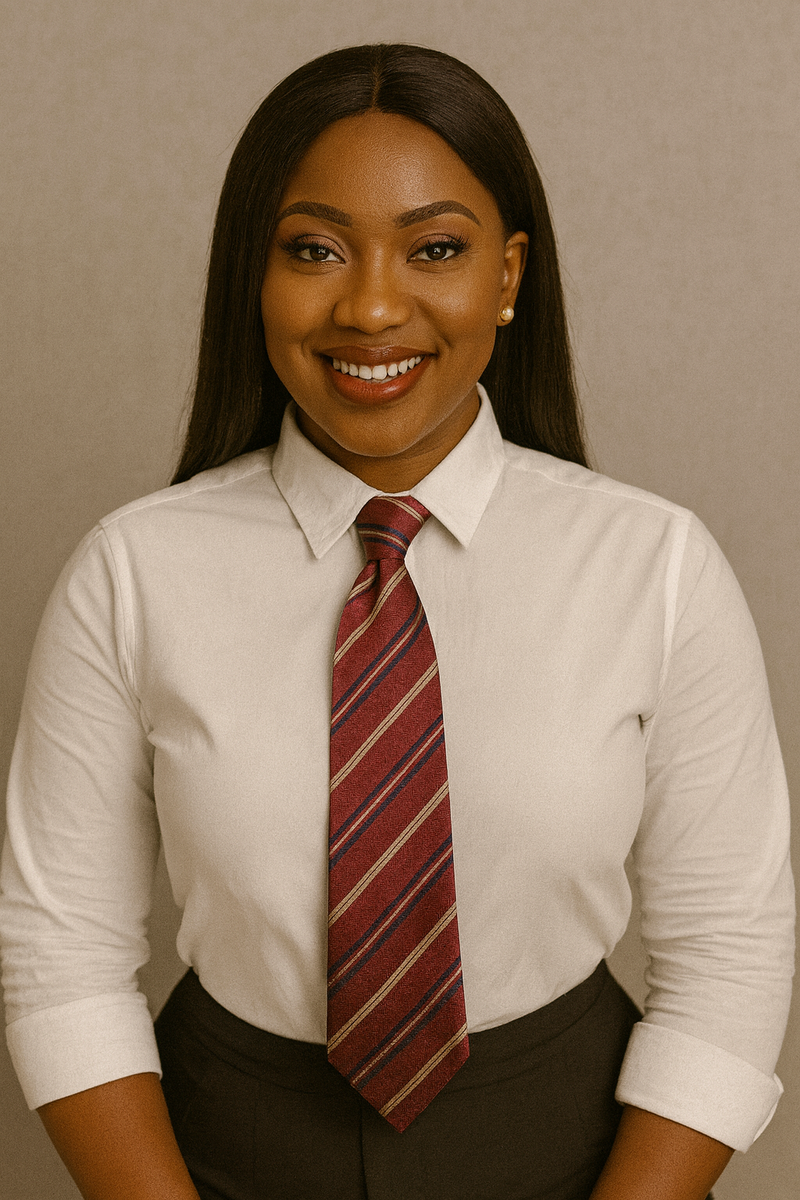 Cravate rayée élégante