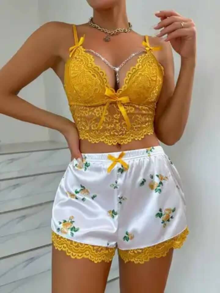 Ensemble lingerie en dentelle