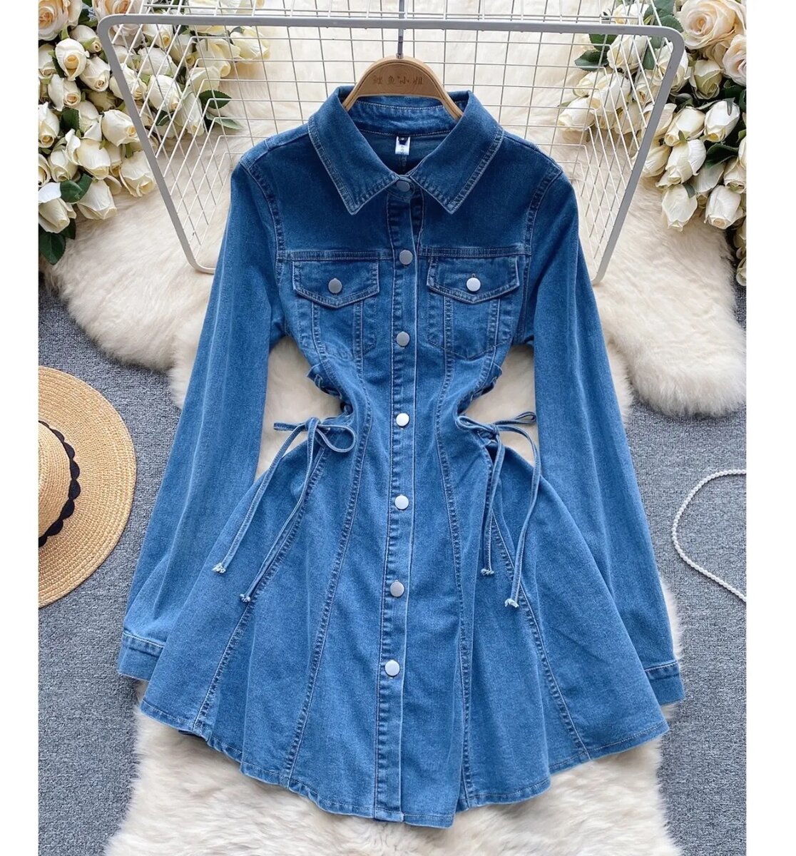 Denim dress