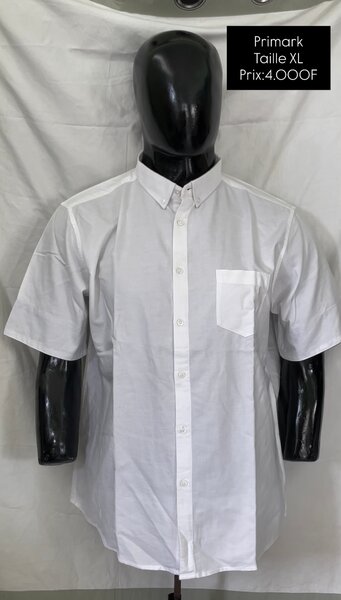 Chemise Blanche Homme XL