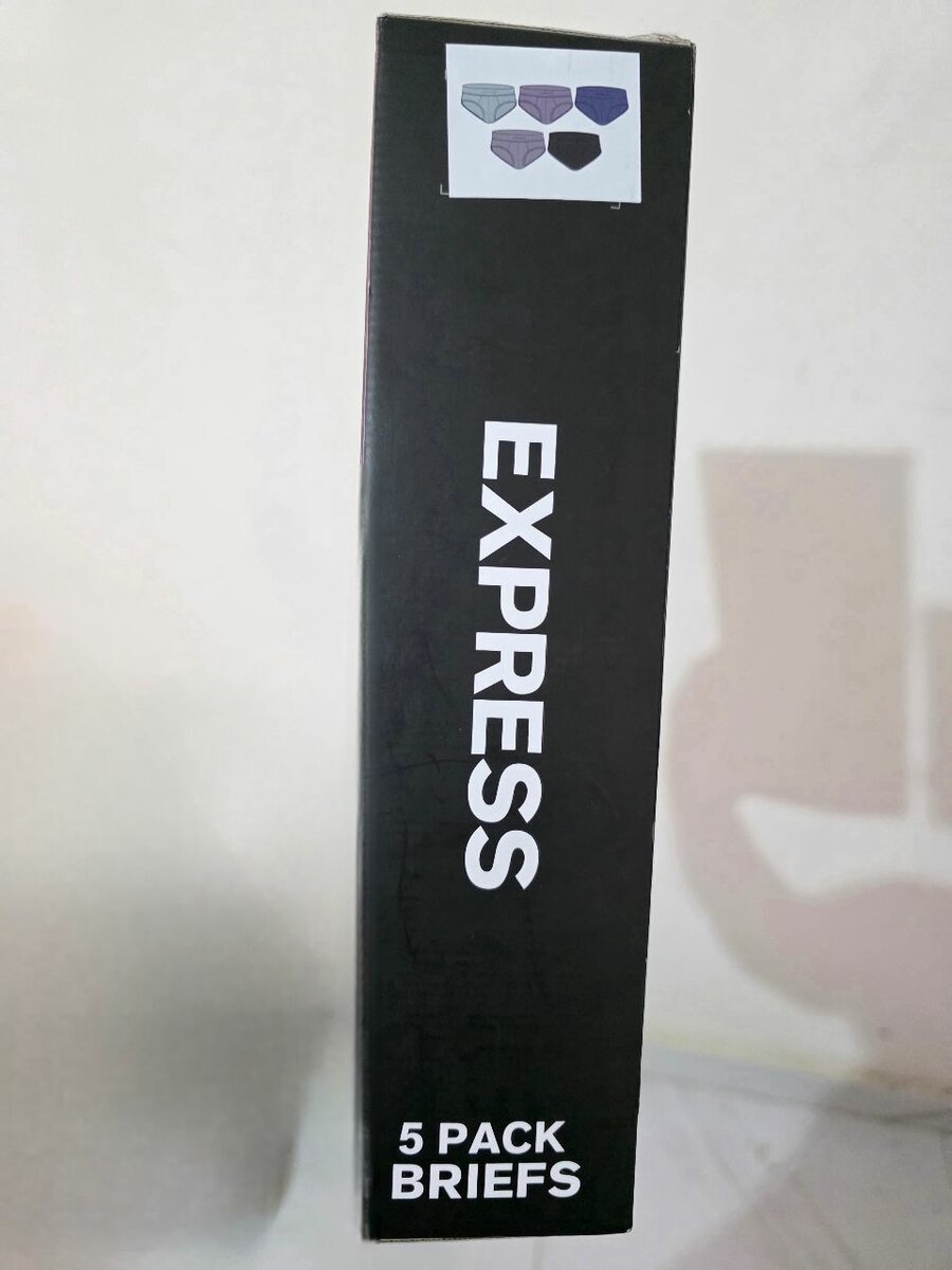 Express - Lot de 5 sous-vêtements homme en coton, slips à ouverture