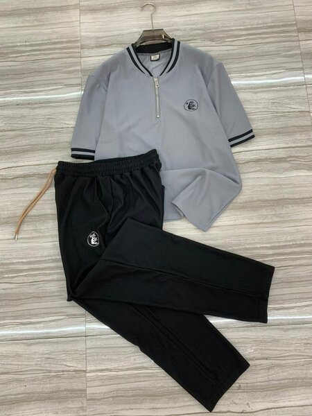 Ensemble décontracté zippé