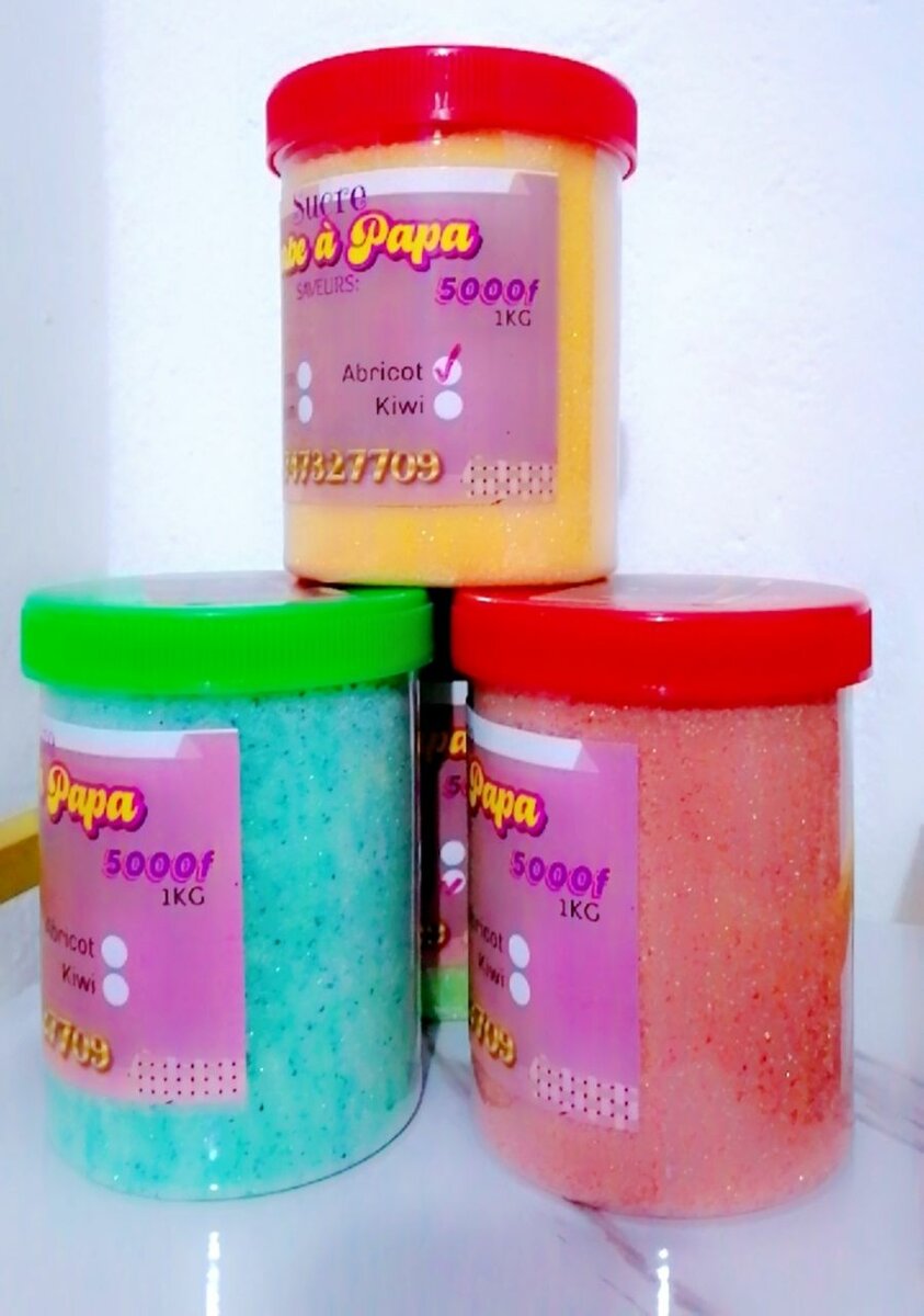 Sucres de barbe à papa