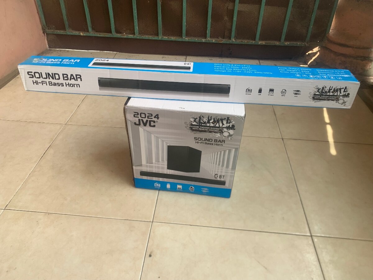 Jvc soundbar with woofer