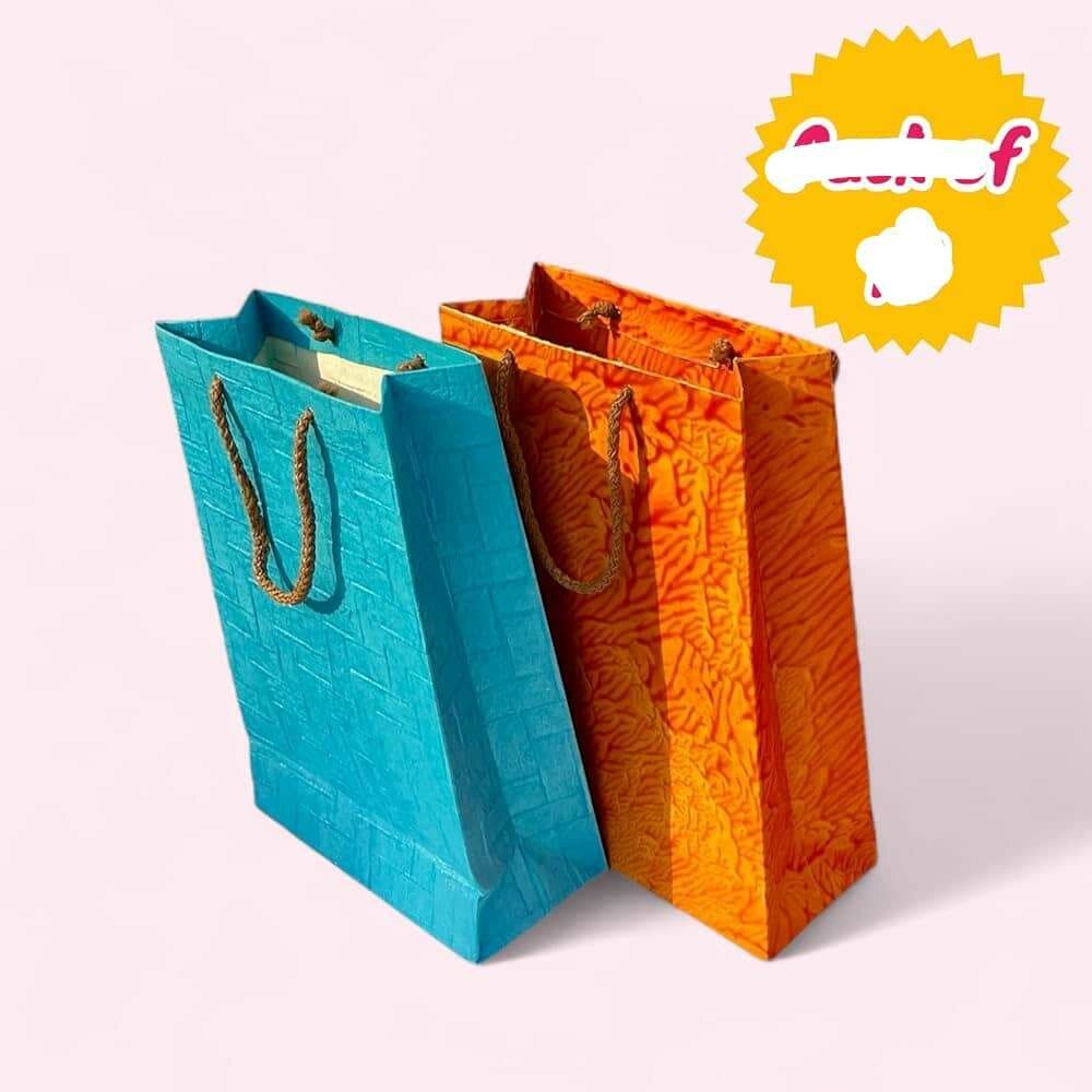 Coloured paper bags