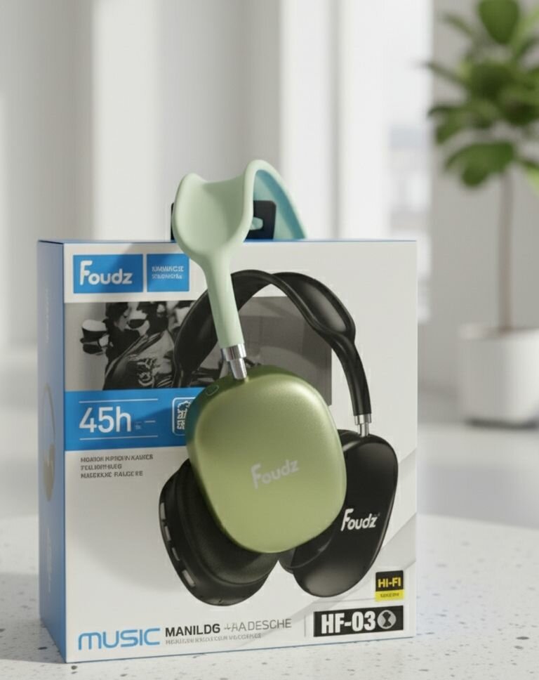 Casque Bluetooth Foudz Vert
