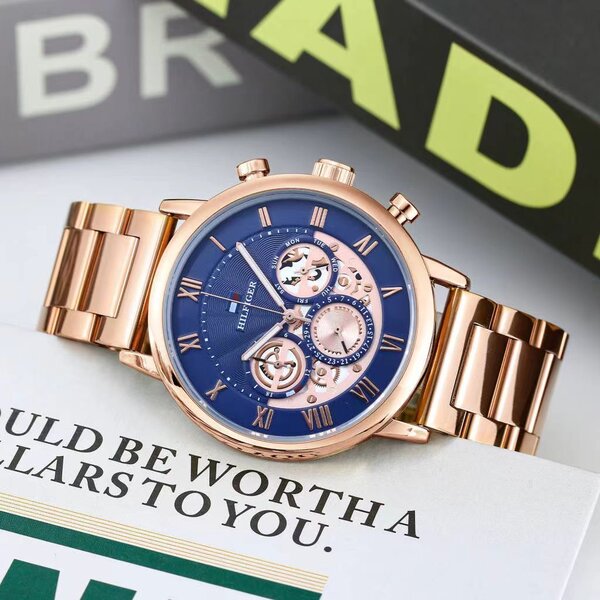 Montre Homme Luxe Acier