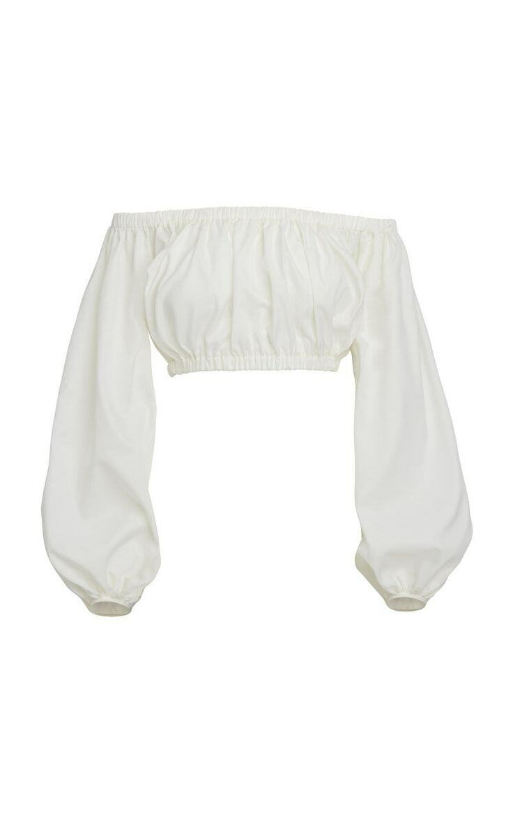 Haut à manches bouffantes pour femme