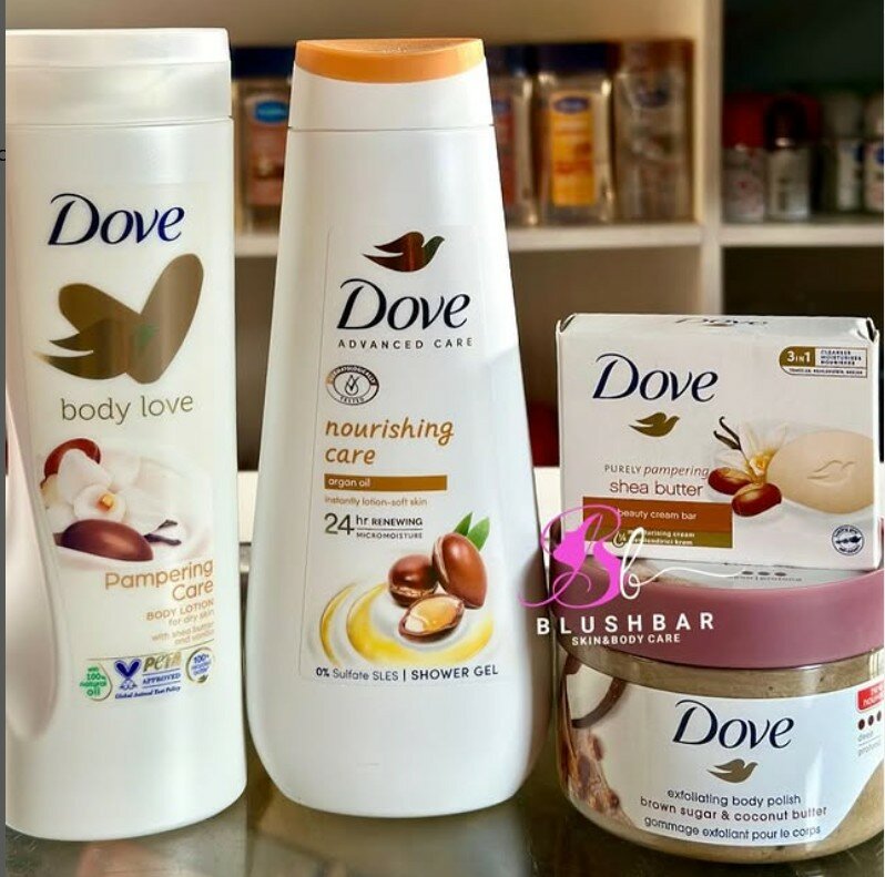 Dove Pampering & Nourishing Care combo