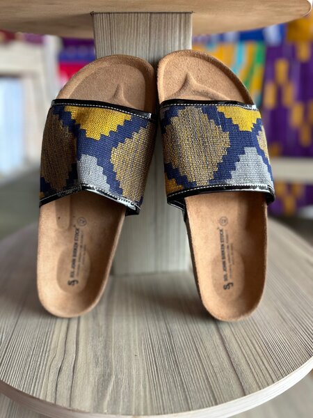 Kente Made Slippers