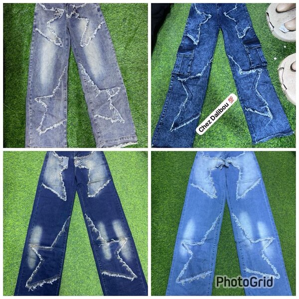 Jeans tendance déchirés