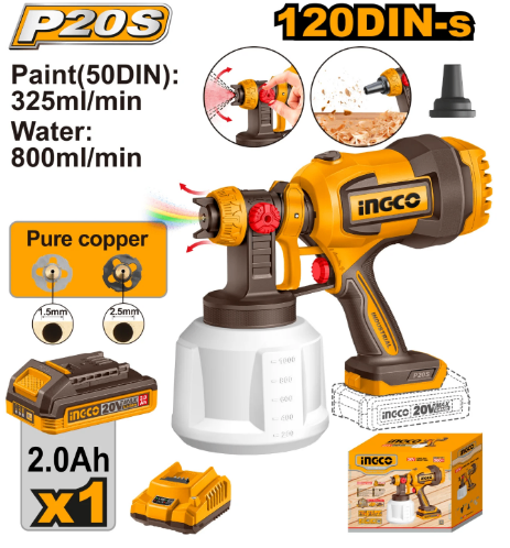 Pistolet pulvérisateur électrique INGCO