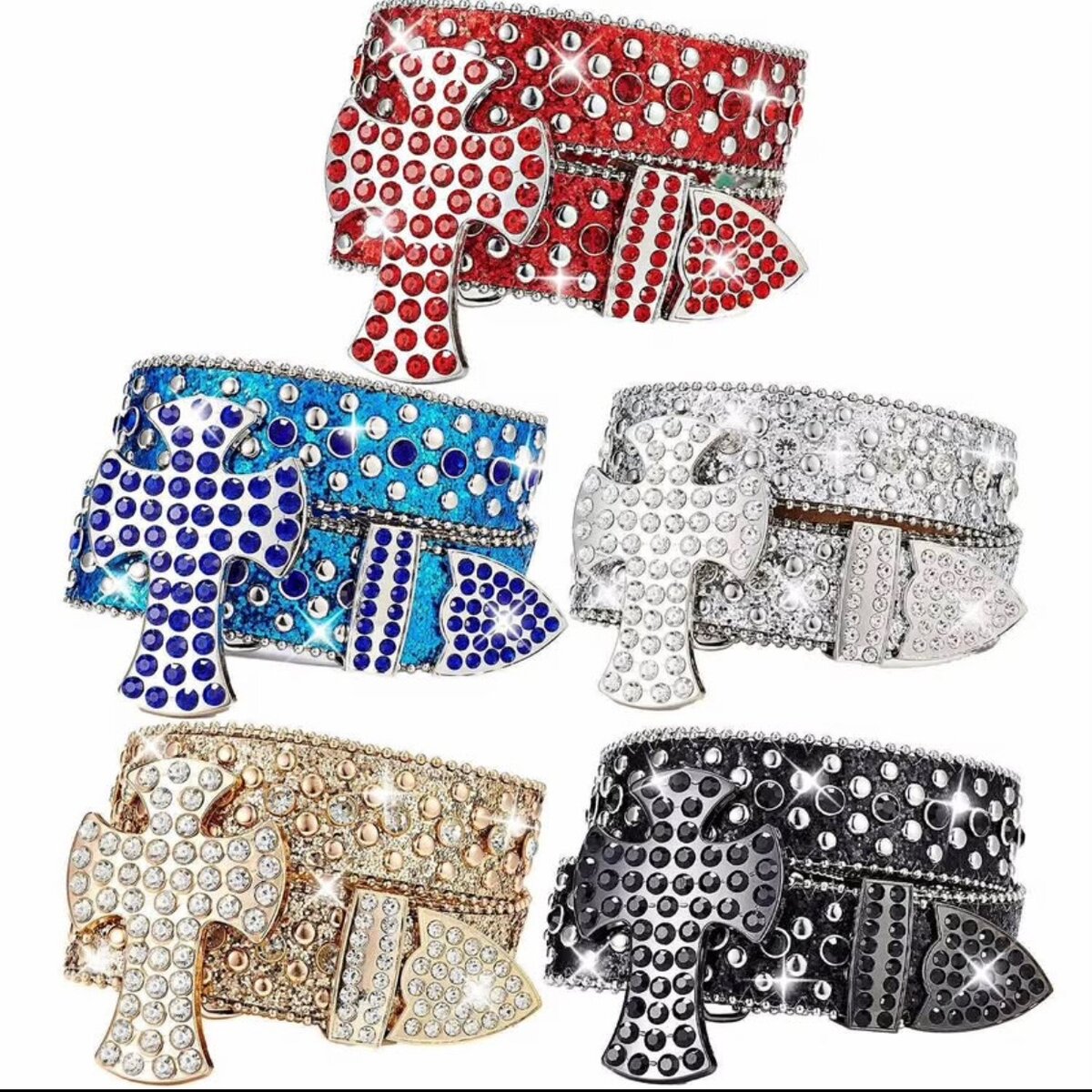 Ceinture Strass Gothique