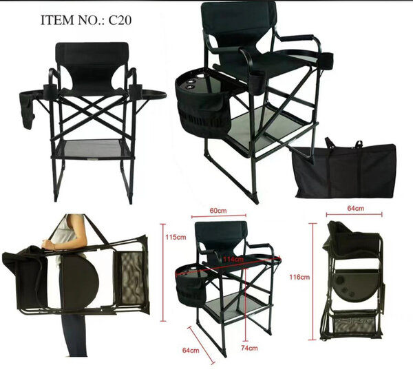 Chaise de maquillage pliable
