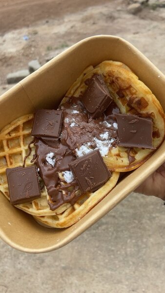 Gaufres au chocolat gourmandes