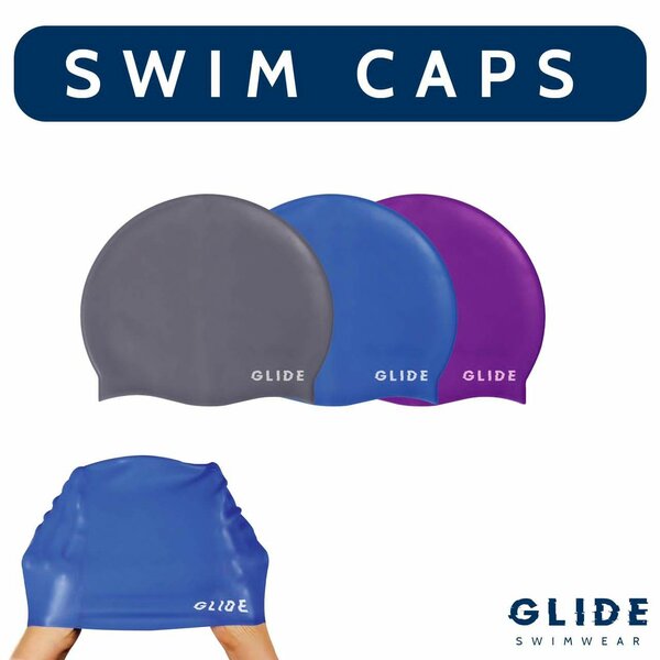SILICONE SWIMMING CAP FOR KIDS AND ADULTS