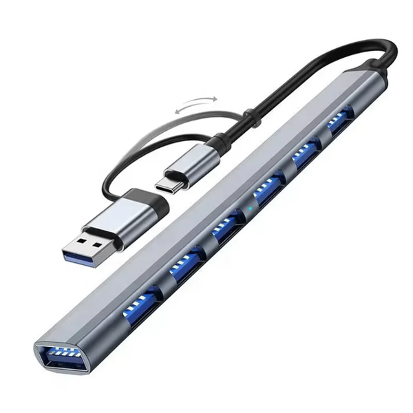 Hub USB 7 en 1 multiport