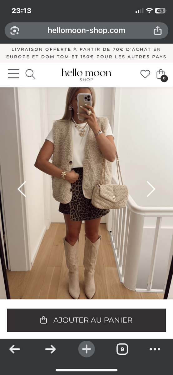 Gilet en laine pour femmes