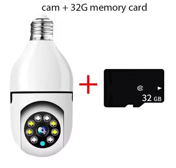Caméra de surveillance rotative avec détection de Mouvement