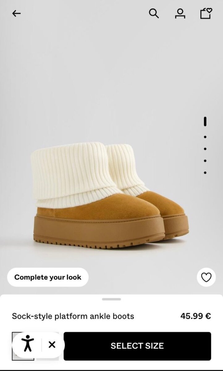 Viral Ugg from bershka