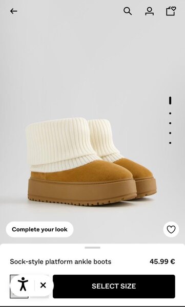 Viral Ugg from bershka
