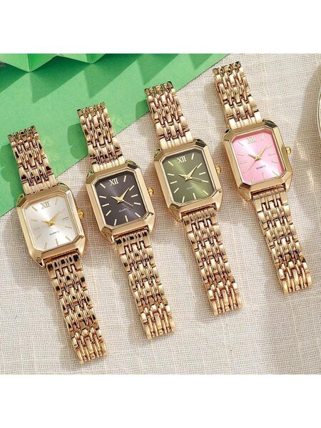 Montre Femme Bracelet Doré Élégant