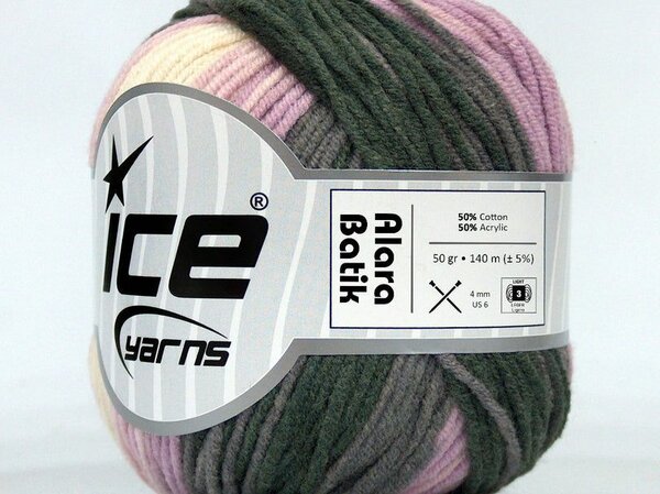 Fil à tricoter Alara Batik