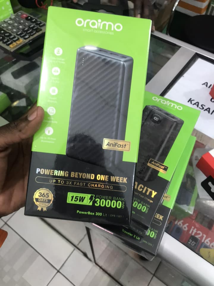 Original Oraimo power bank  30000mah