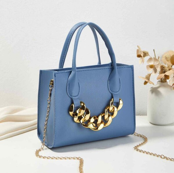 Sac à main tendance chaîne dorée