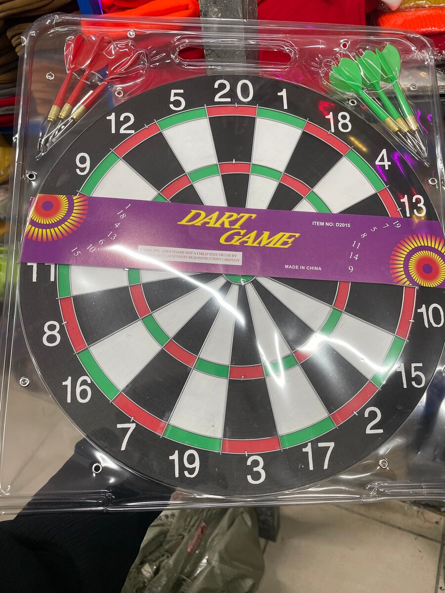 Jeu de fléchettes double face