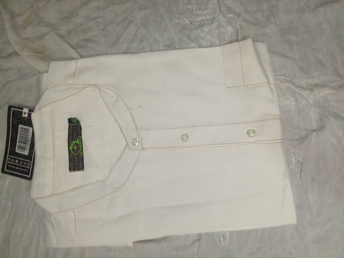 Chemise blanche col Mao élégante