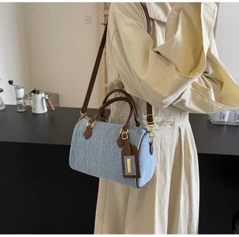 Sac bandoulière en toile élégante