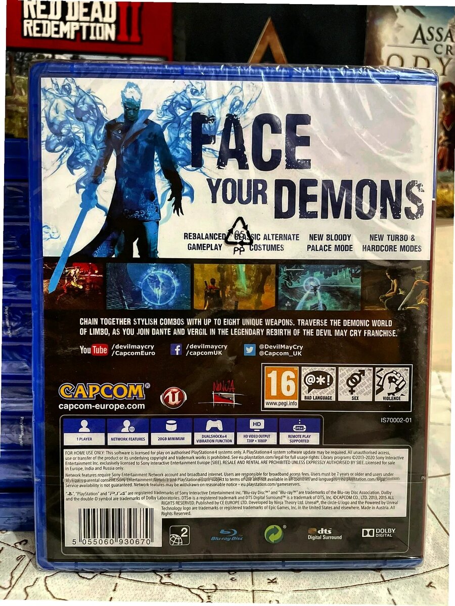 Cd ps4 DmC Devil May Cry